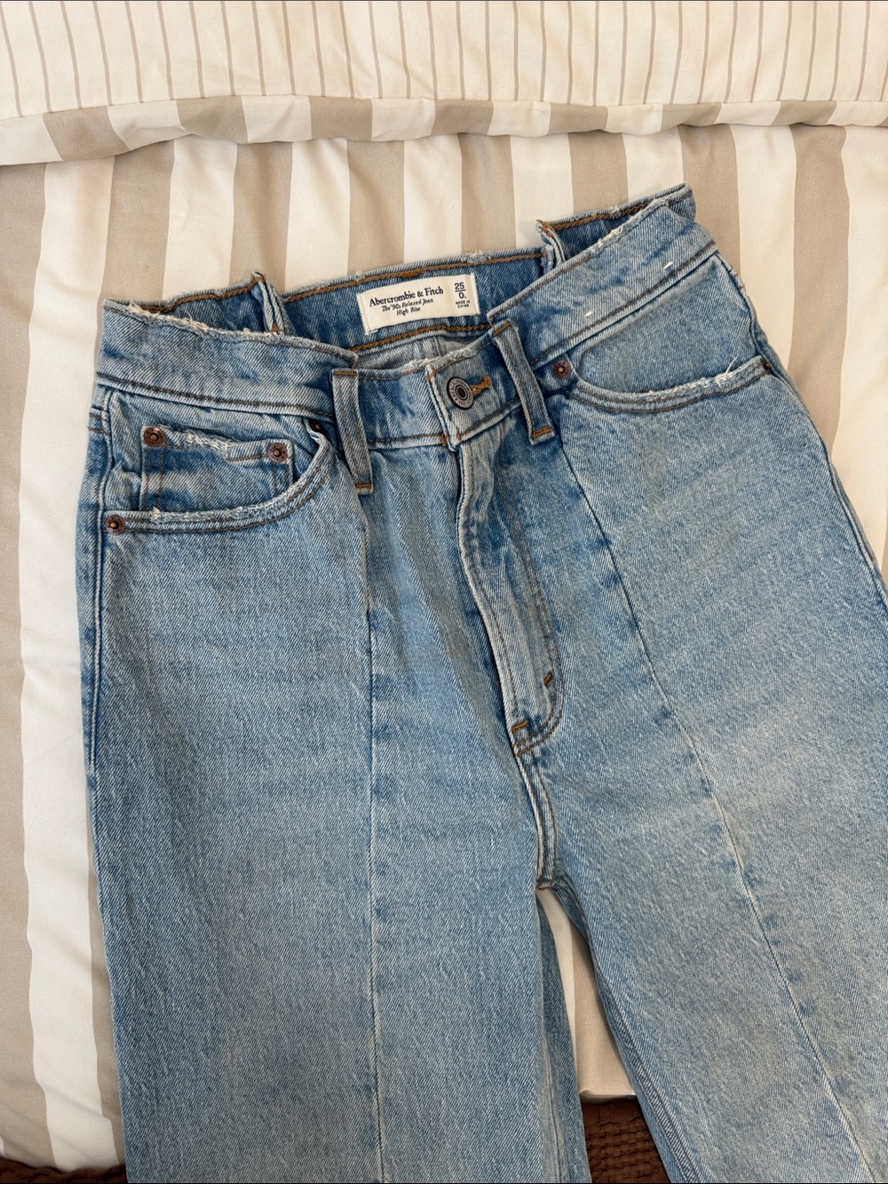 Abercrombie 90s relaxed high rise with seam - Picture 2 of 5